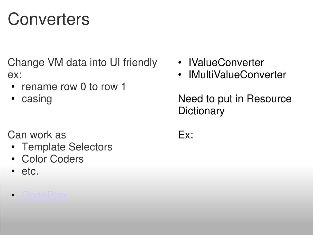 PPT WPF in 60 Seconds PowerPoint Presentation, free download ID3821279
