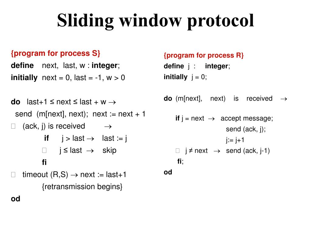 PPT Sliding window protocol PowerPoint Presentation, free download