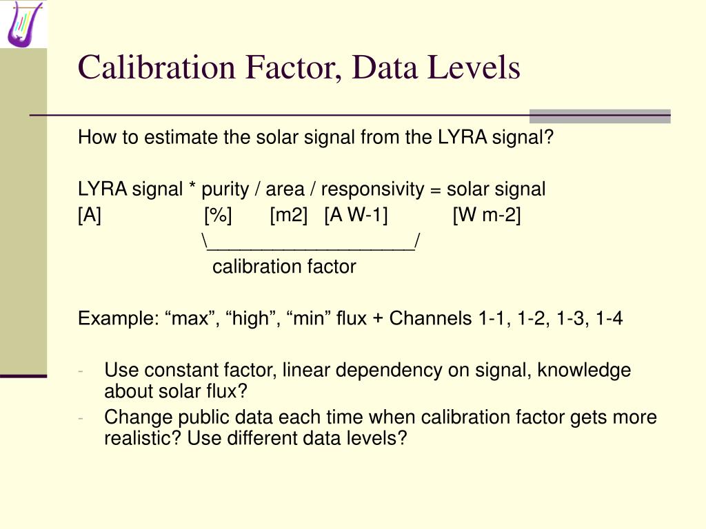 PPT LYRA Tests and Calibration PowerPoint Presentation, free download ID3822833