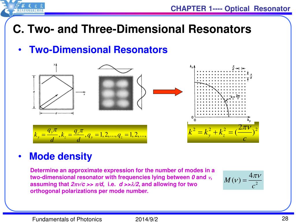 PPT Chapter 1 Optical Resonator PowerPoint Presentation, free