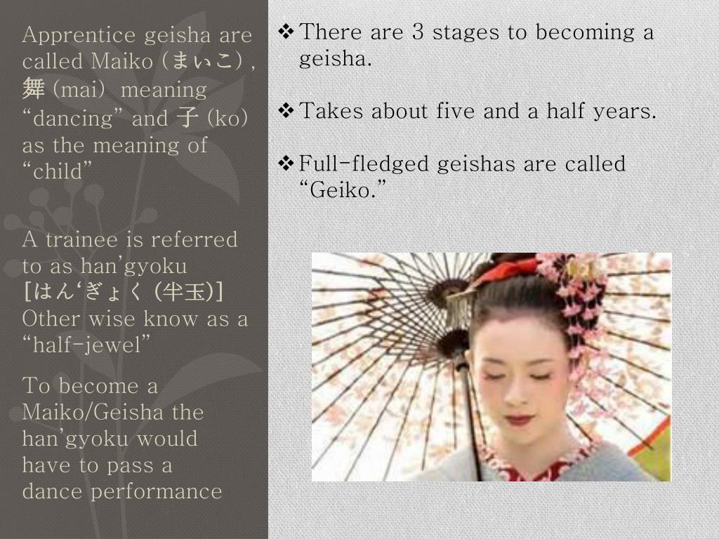 PPT GEISHA PowerPoint Presentation, free download ID3825996