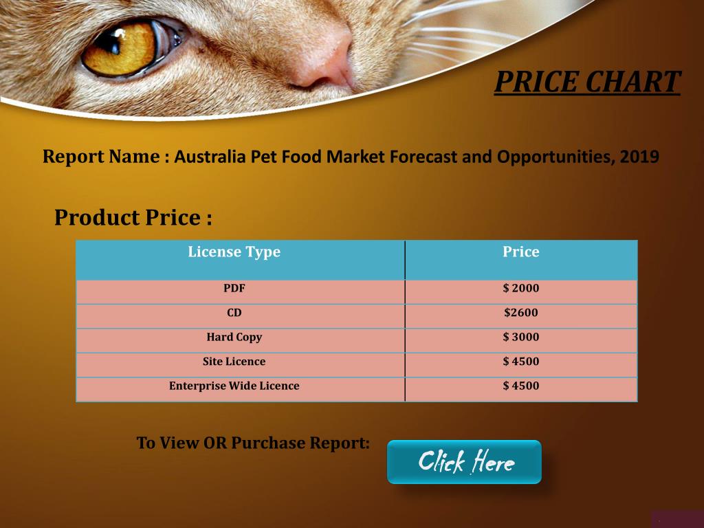 PPT JSB Market Research Australia Pet Food Market PowerPoint