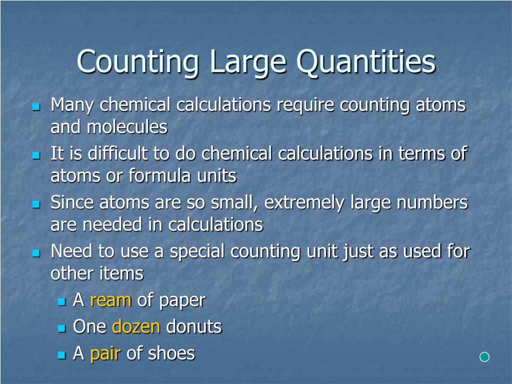 PPT Counting Large Quantities PowerPoint Presentation, free download ID3826213