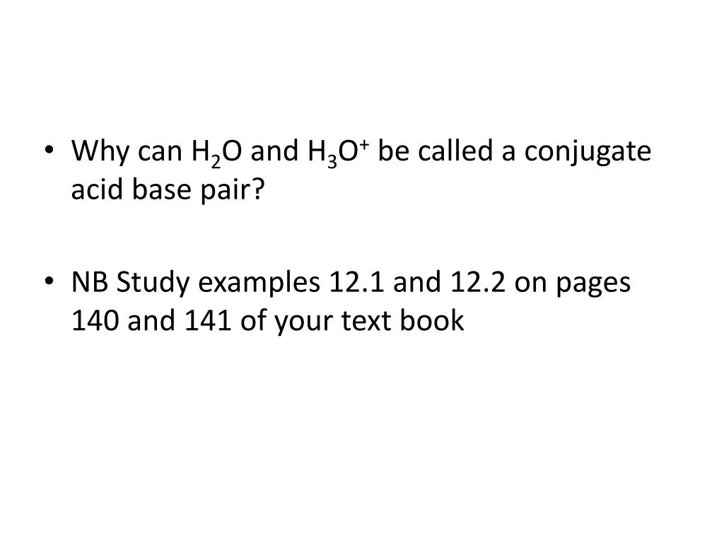 PPT Bronsted /Lowry Theory of Acids and Bases PowerPoint Presentation