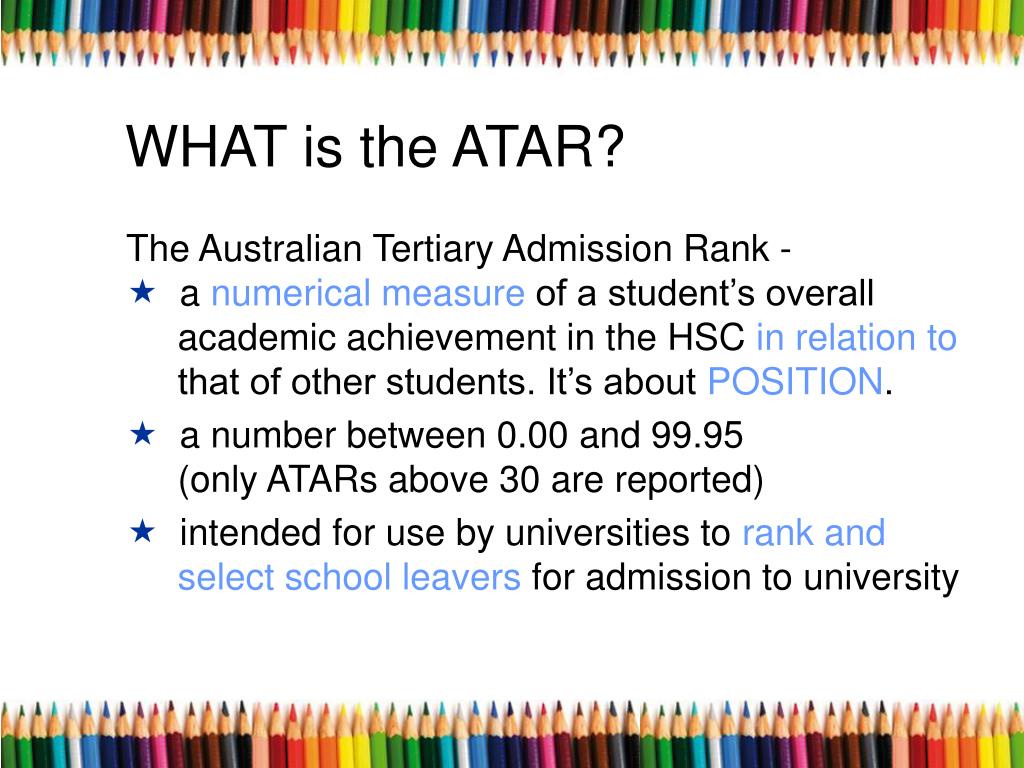 PPT ATAR facts & myths November 2011 PowerPoint Presentation ID3830769
