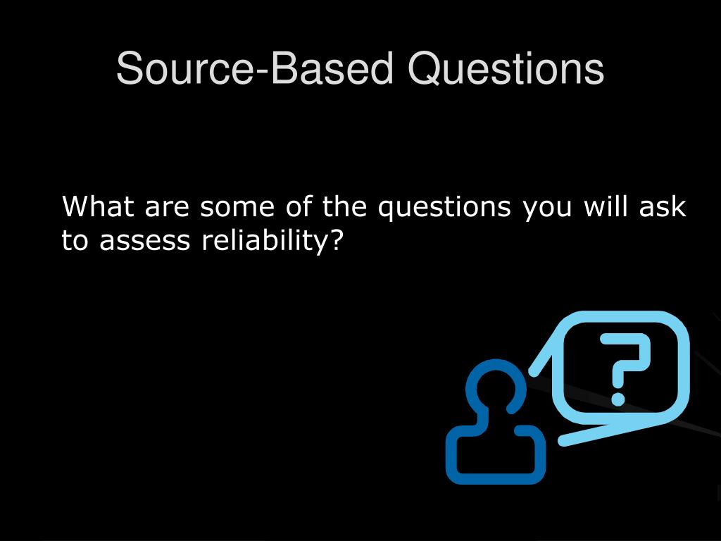 PPT Source Based Question PowerPoint Presentation, free download ID