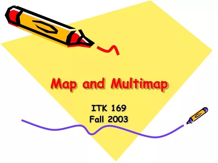 PPT Map and Multimap PowerPoint Presentation, free download ID3831474
