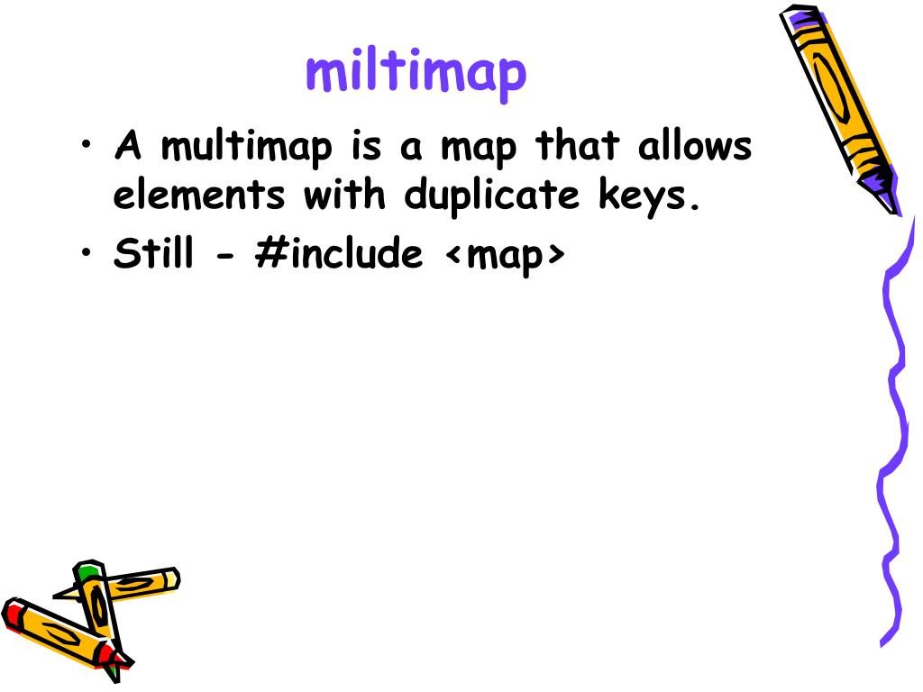 PPT Map and Multimap PowerPoint Presentation, free download ID3831474