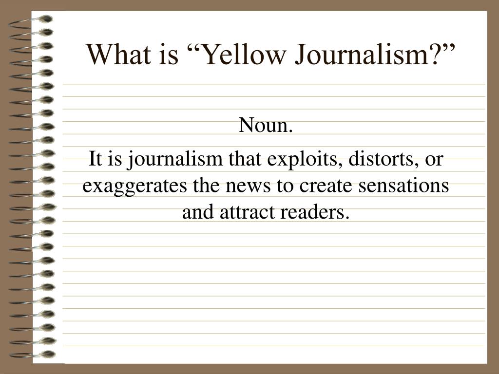 PPT Yellow Journalism PowerPoint Presentation, free download ID3831898