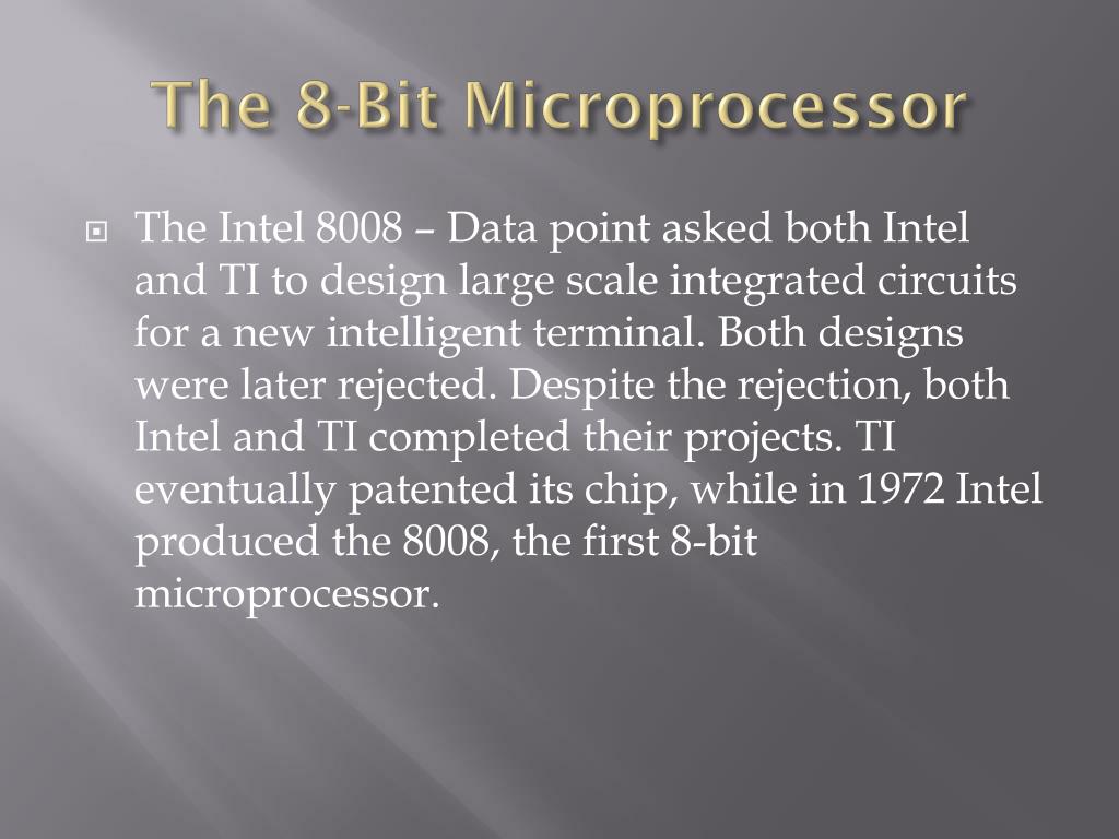 PPT From Vacuum Tubes To The Microprocessor PowerPoint Presentation
