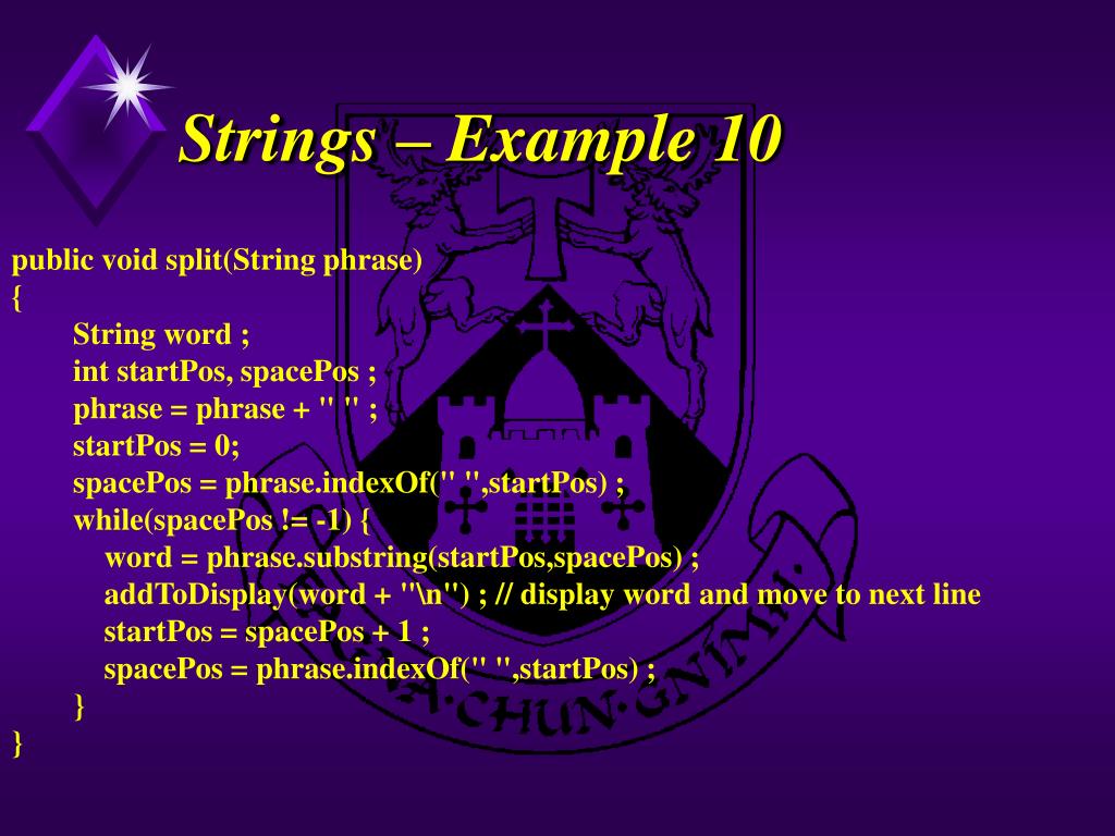 PPT Strings Example 8 PowerPoint Presentation, free download ID