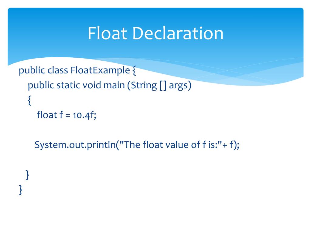 PPT Declaration of Data Types PowerPoint Presentation, free download