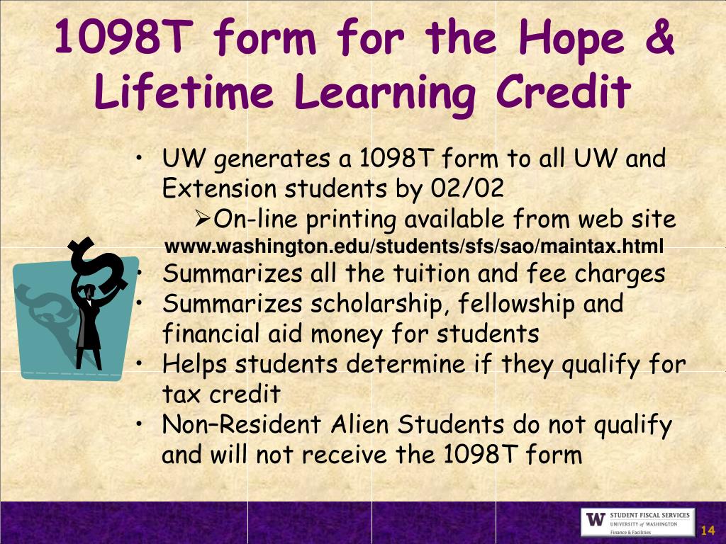 PPT Hope Tax Credit Lifetime Learning Tax Credit Tuition and Fees