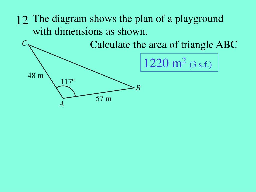 PPT The following diagram shows a triangle with sides 5 cm, 7 cm, 8