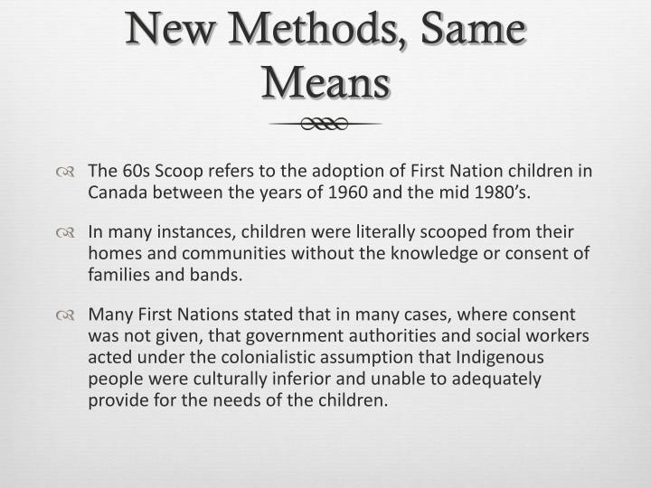 PPT The Sixties Scoop PowerPoint Presentation ID3836238
