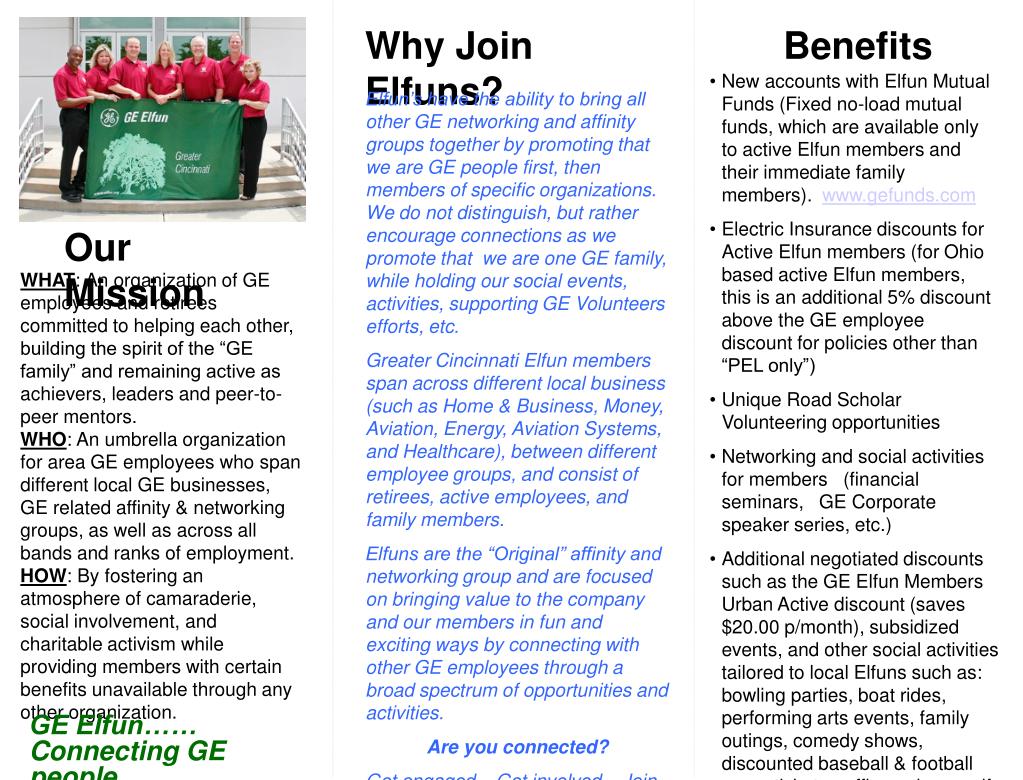 PPT GE Elfun Greater Cincinnati Ohio Chapter PowerPoint Presentation