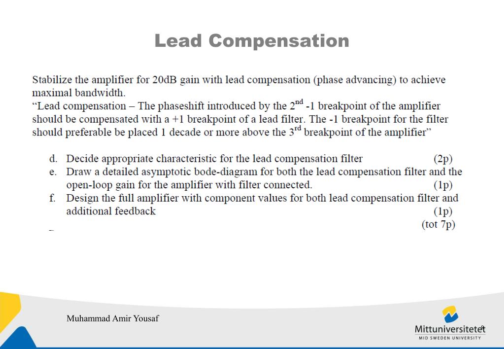 PPT Electrical Engineering BA (B), Analog Electronics, ET064G 7.5