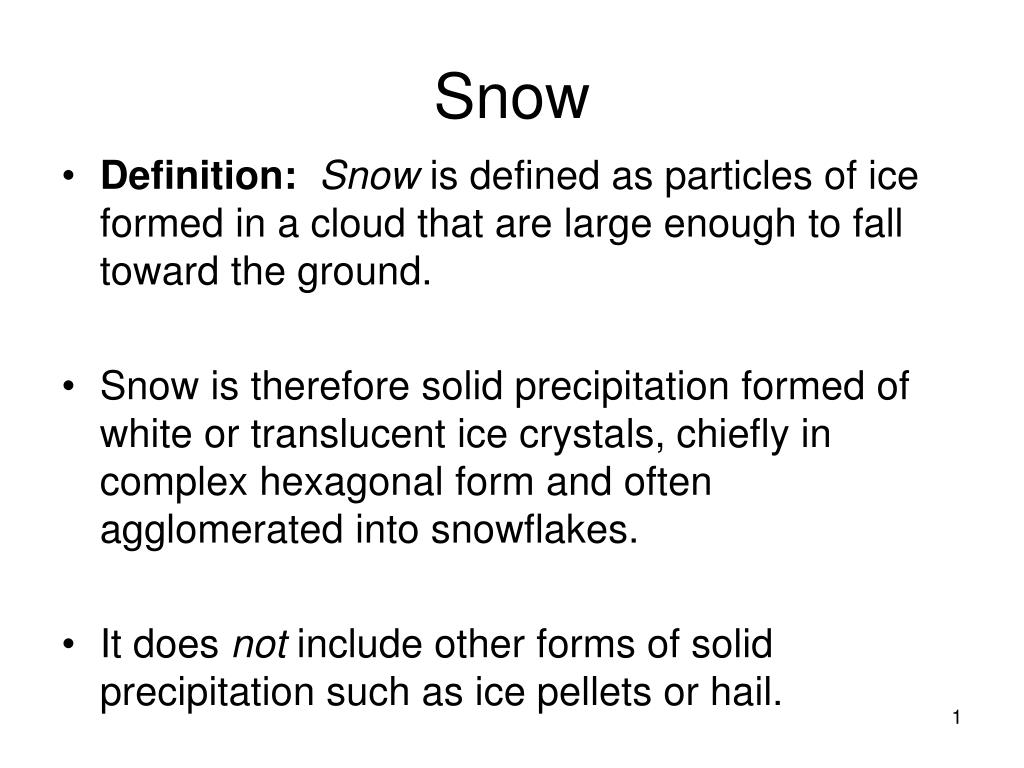 PPT Snow PowerPoint Presentation, free download ID3839087