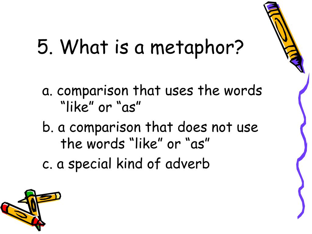 PPT Simile/Metaphor Pop Quiz PowerPoint Presentation, free download
