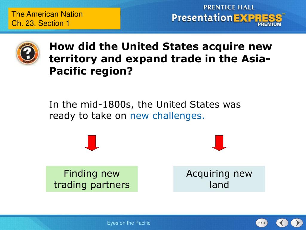 PPT Describe early attempts by the United States to expand in the
