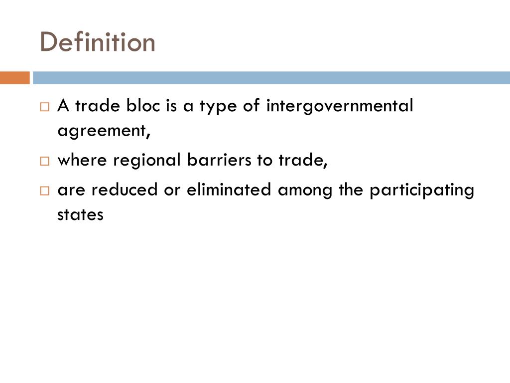 PPT Trade Blocs PowerPoint Presentation, free download ID3852559