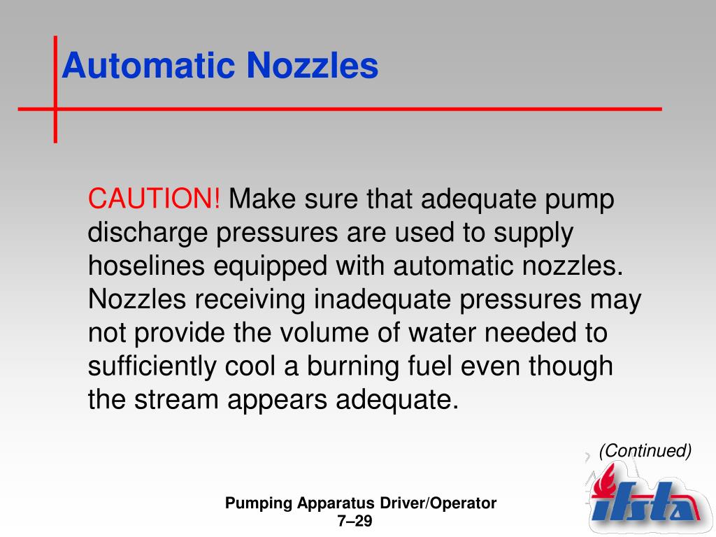 PPT Pumping Apparatus Driver/Operator — Lesson 7 PowerPoint Presentation ID3852683