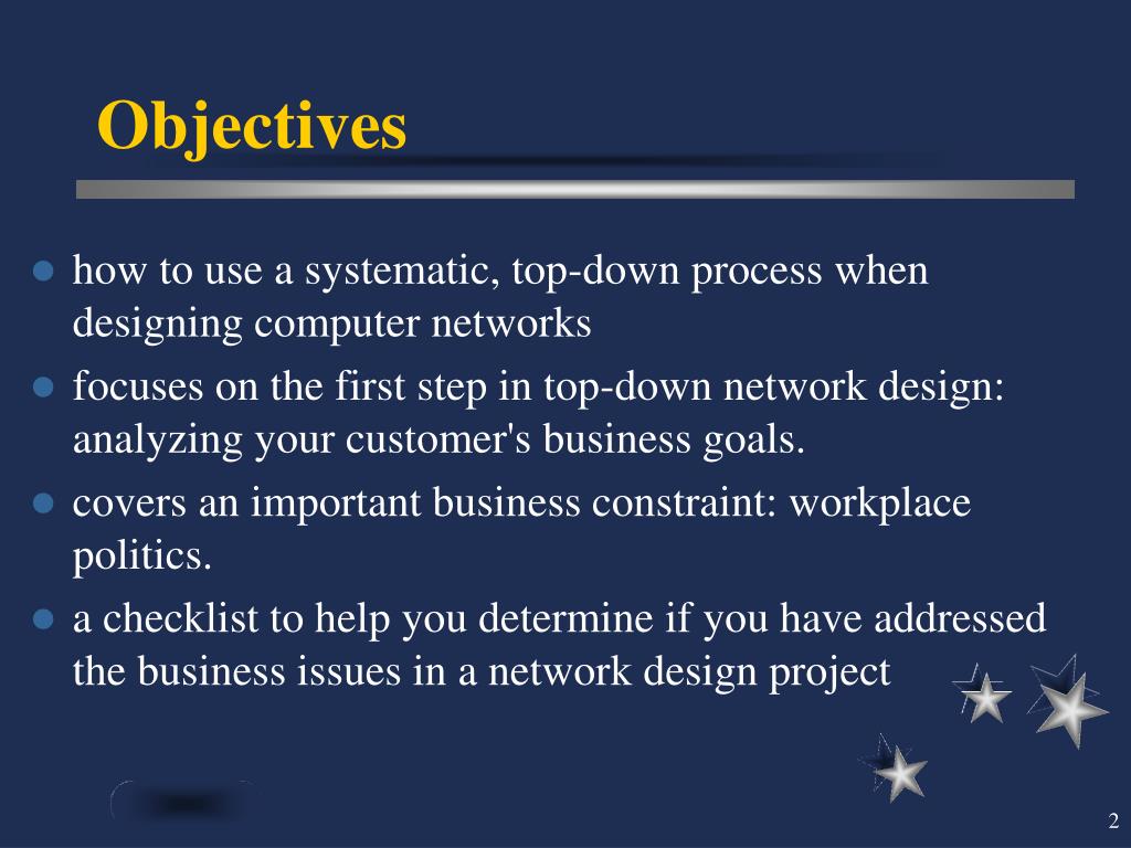 PPT TopDown Network Design Chapter One Analyzing Business Goals and