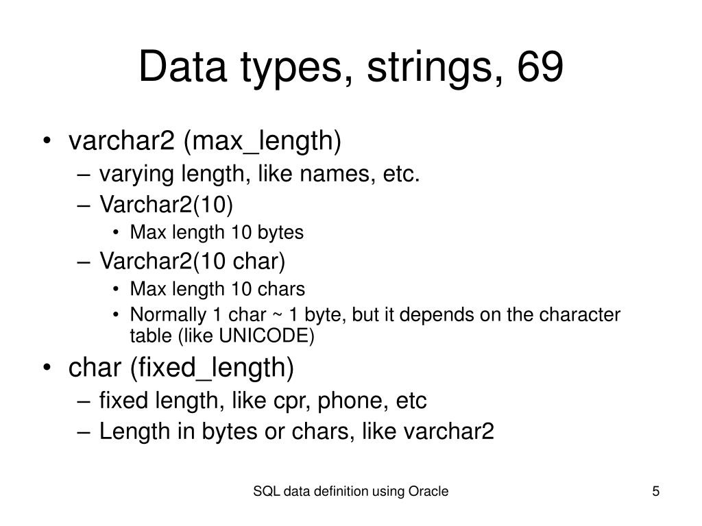 PPT SQL Data Definition PowerPoint Presentation, free download ID