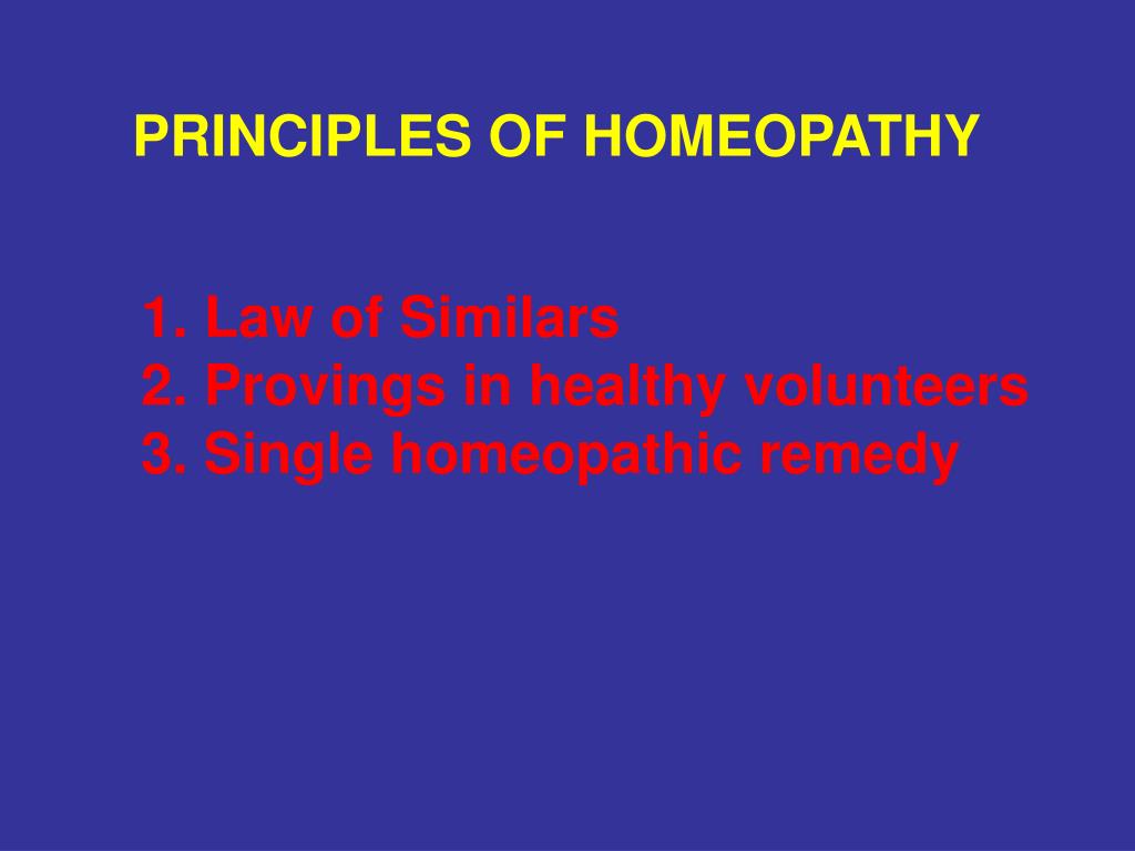 PPT PREFACE 1 Successful integration of homeopathy into allopathic