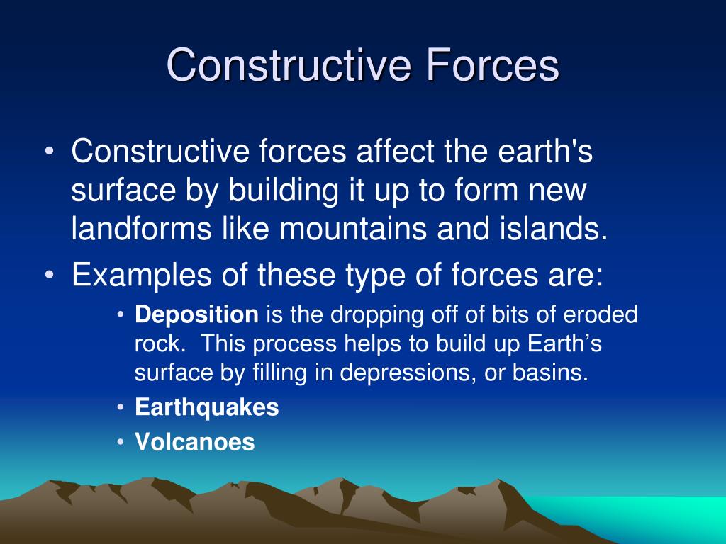 PPT Constructive & Destructive Forces PowerPoint Presentation, free