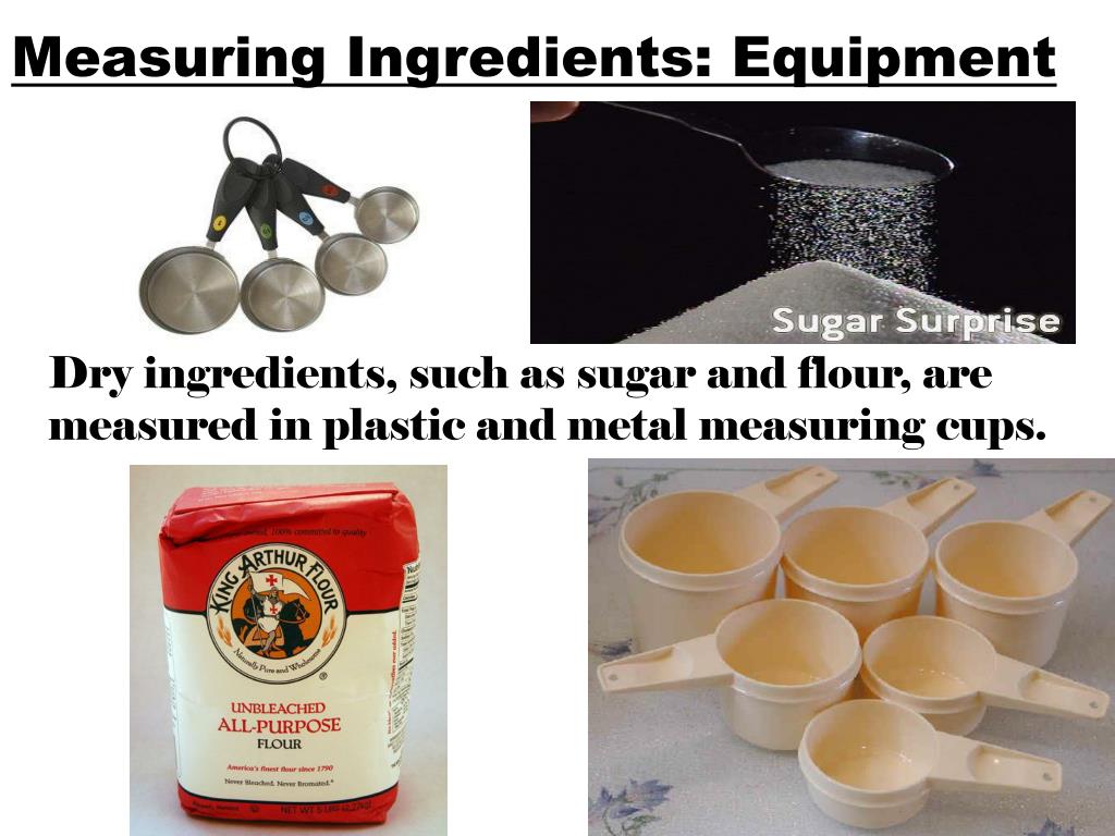 PPT Measuring Ingredients PowerPoint Presentation, free download ID