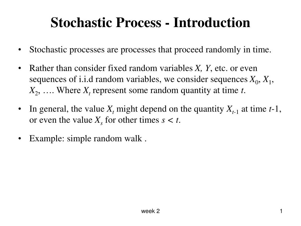 PPT Stochastic Process Introduction PowerPoint Presentation, free