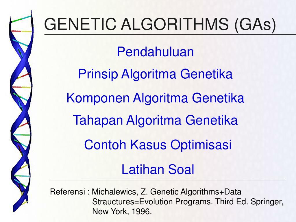 PPT ALGORITHMS (GAs) PowerPoint Presentation, free download