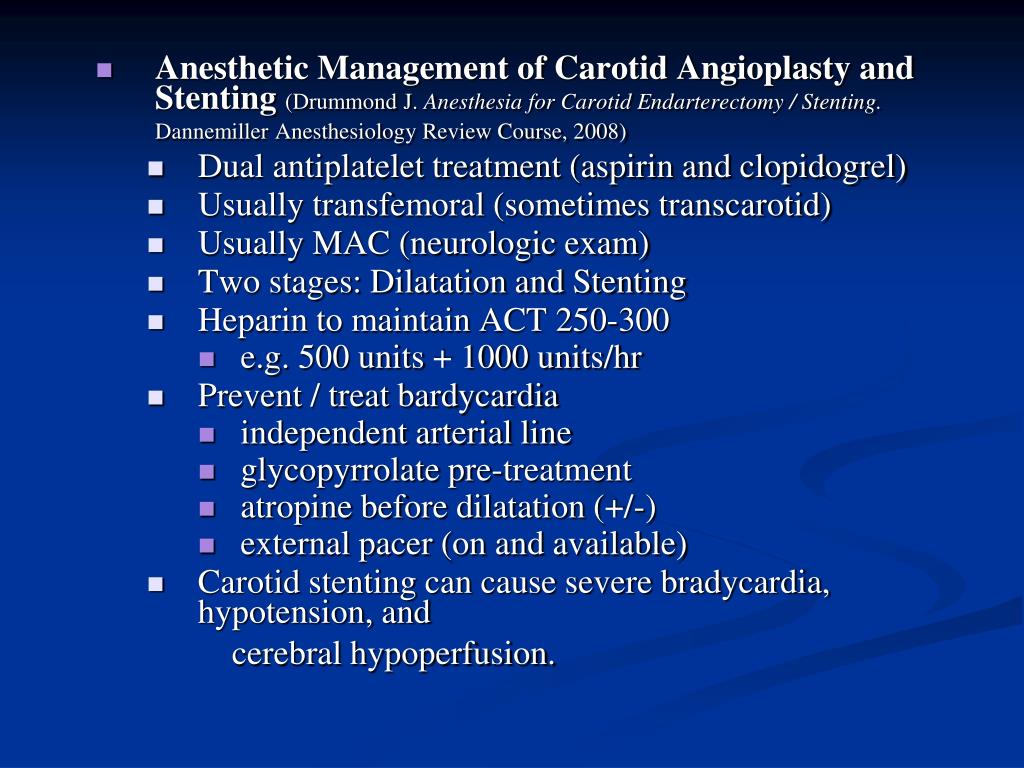 PPT Carotid Endarterectomy and Stenting PowerPoint Presentation, free
