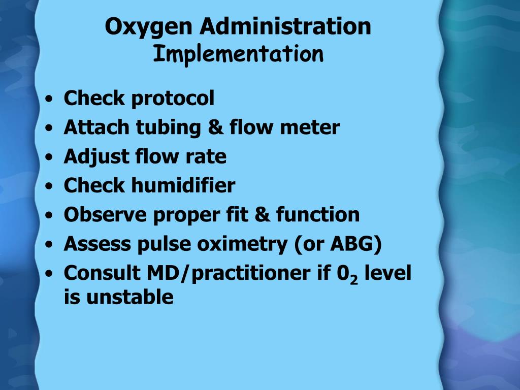 PPT Oxygen Administration PowerPoint Presentation, free download ID
