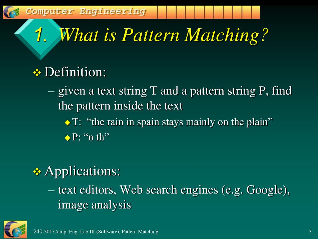 PPT Pattern Matching PowerPoint Presentation, free download ID3862830
