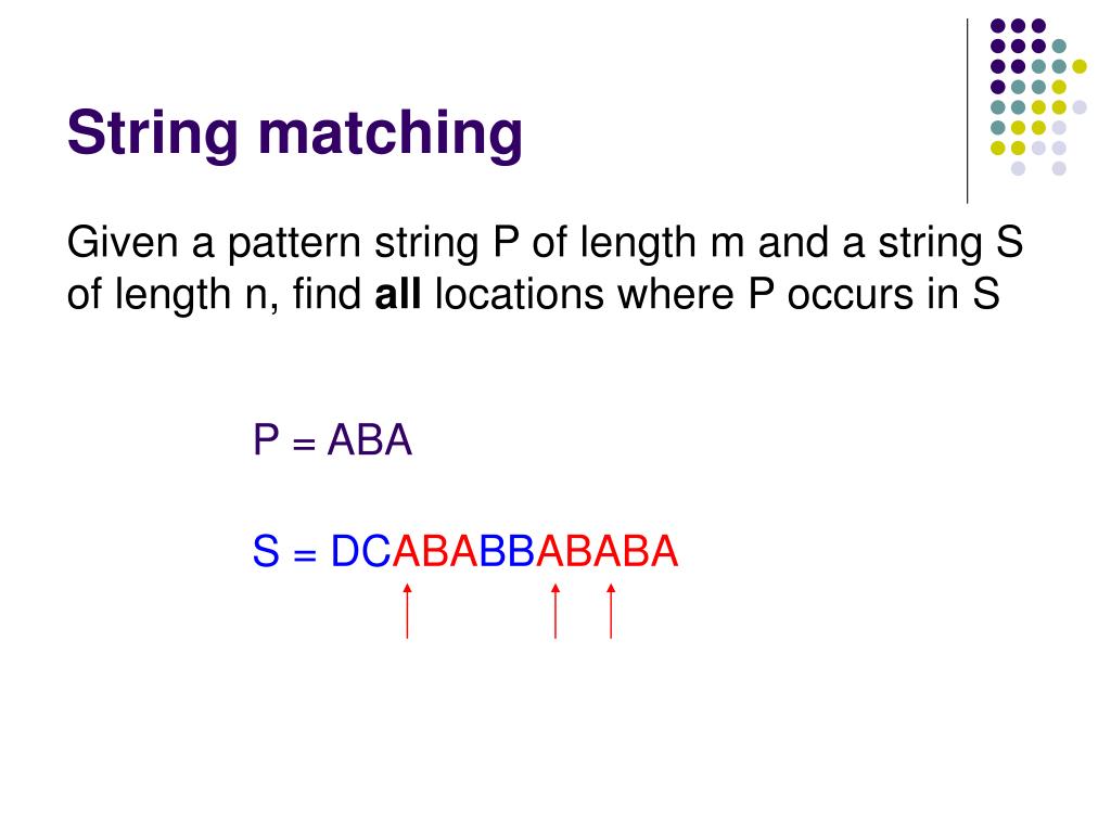 PPT String Algorithms PowerPoint Presentation, free download ID3862853