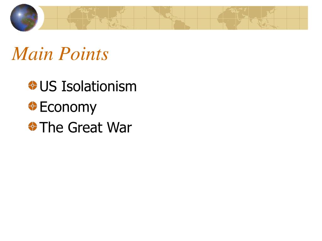 PPT World War I, and Wilson’s 14 points PowerPoint Presentation, free