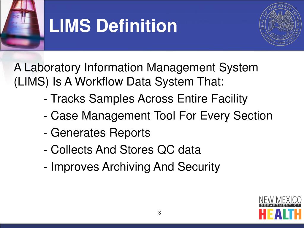 PPT Laboratory Information Management System Project Certification