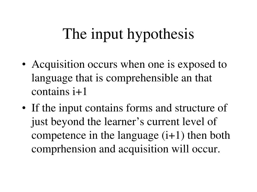 PPT Second Language Acquisition PowerPoint Presentation, free