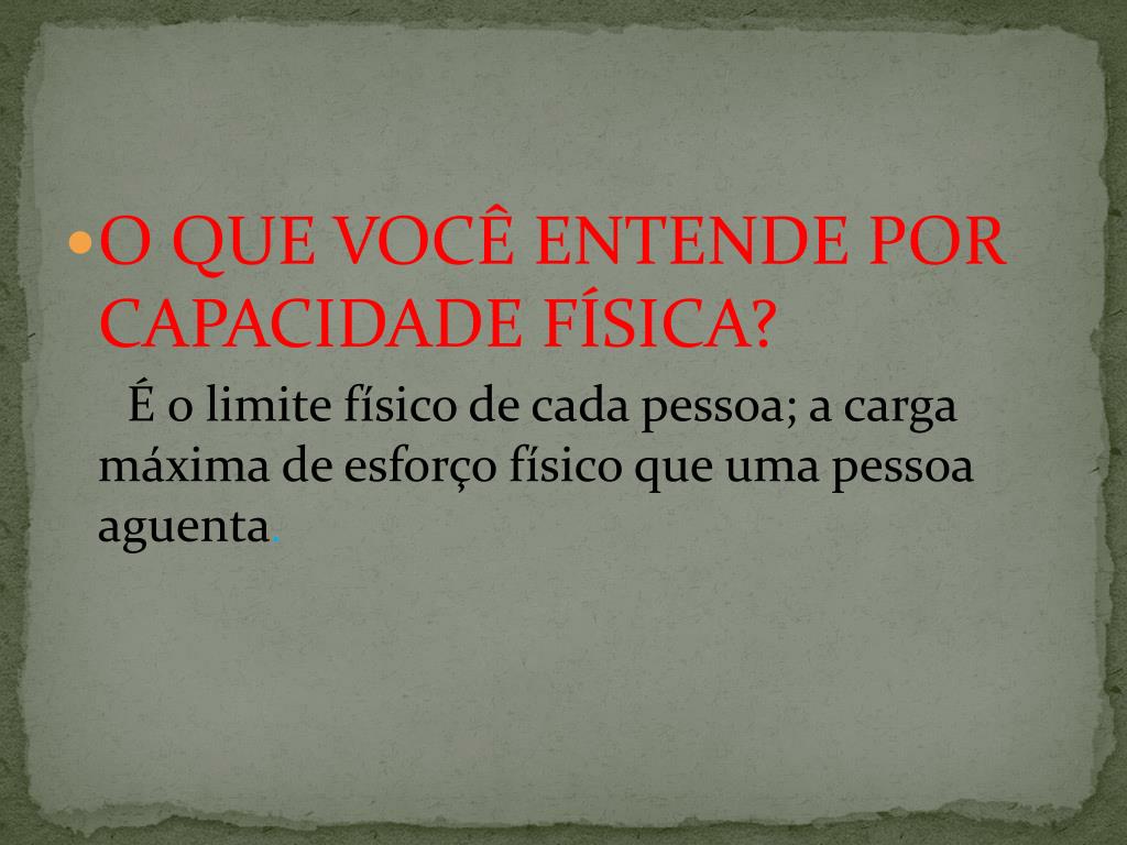PPT CAPACIDADES FÍSICAS BÁSICAS PowerPoint Presentation, free