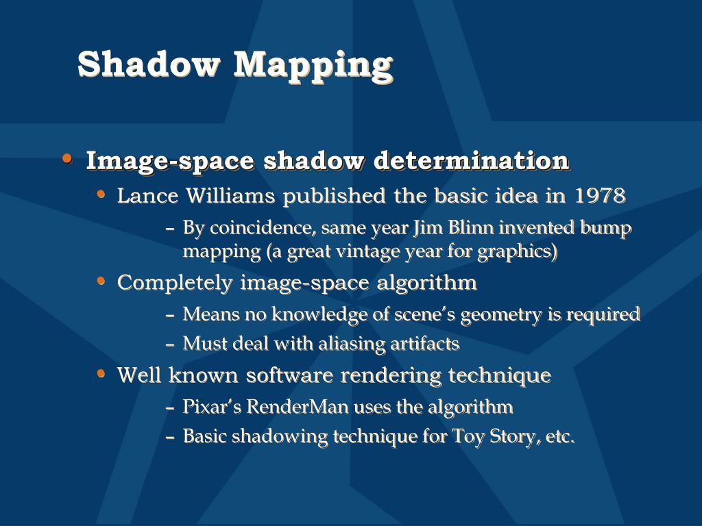 PPT Shadow Mapping and Shadow Volumes PowerPoint Presentation, free