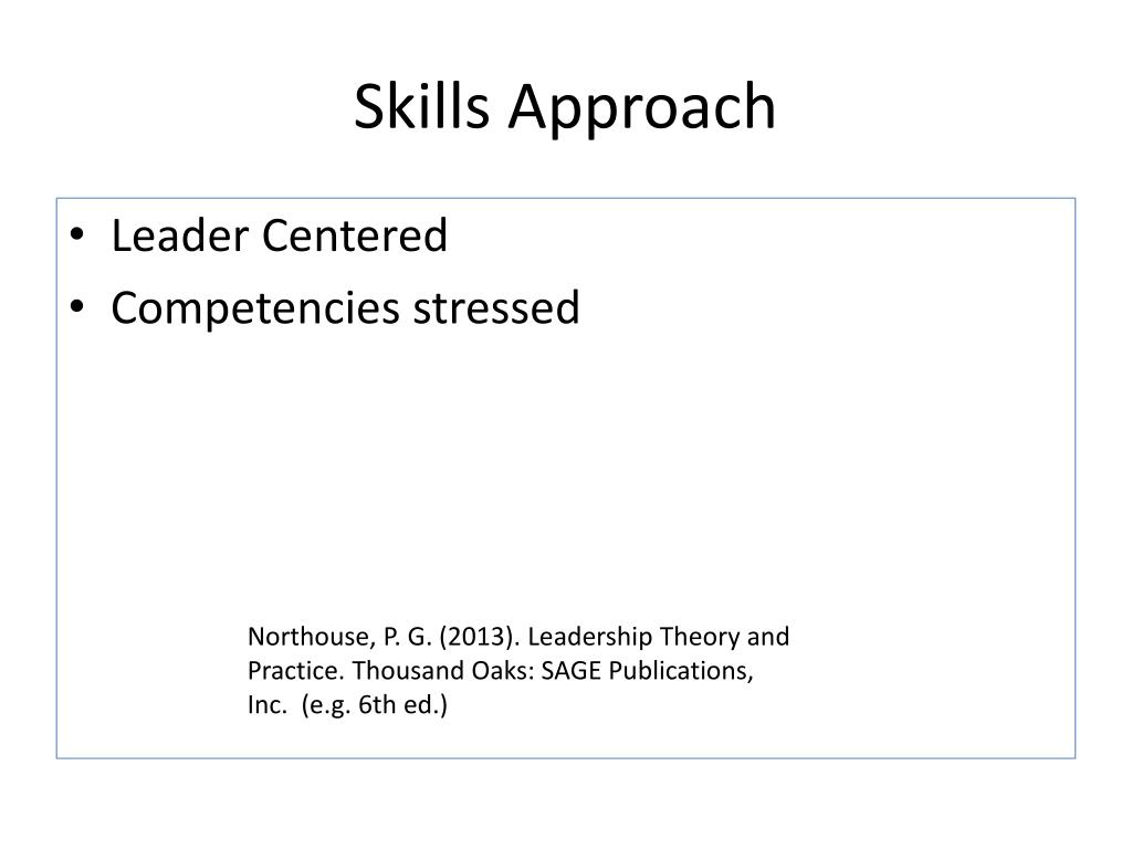 PPT Skills Approach Leadership PowerPoint Presentation, free download