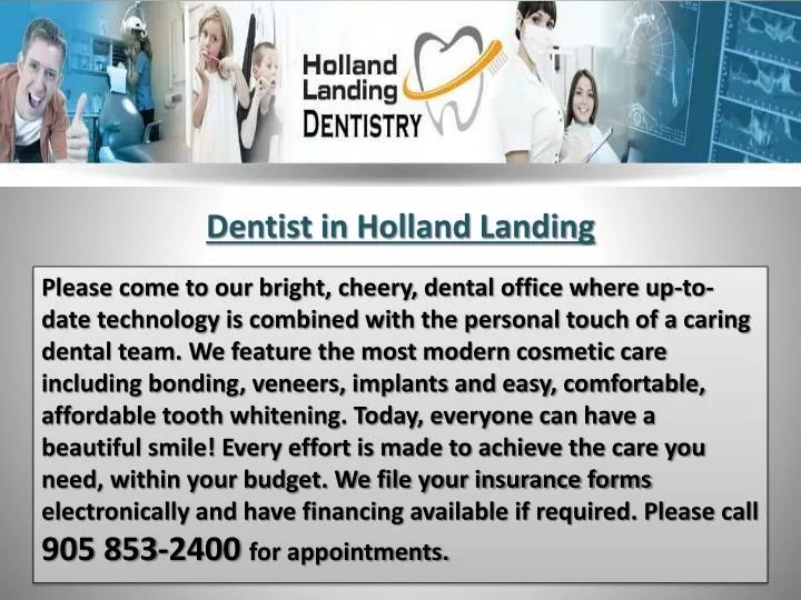PPT Dentist in Holland Landing PowerPoint Presentation, free download