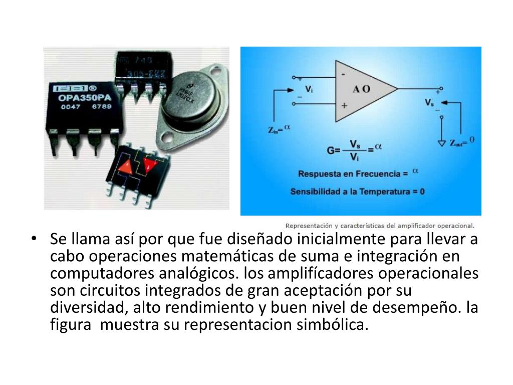 PPT EL AMPLIFICADOR OPERACIONAL PowerPoint Presentation, free