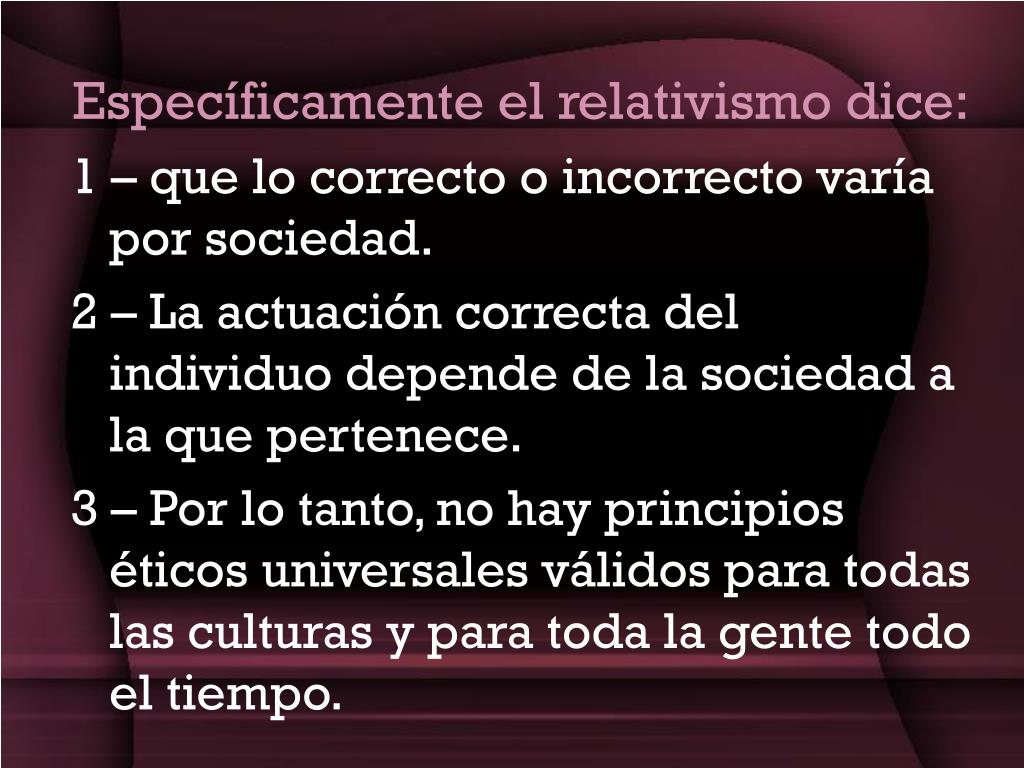 PPT Relativismo PowerPoint Presentation, free download ID3875407