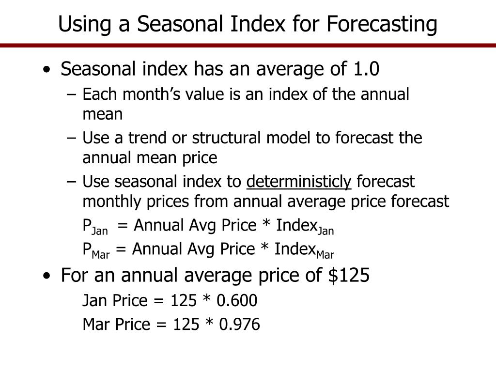 PPT Seasonal Models PowerPoint Presentation, free download ID3876458