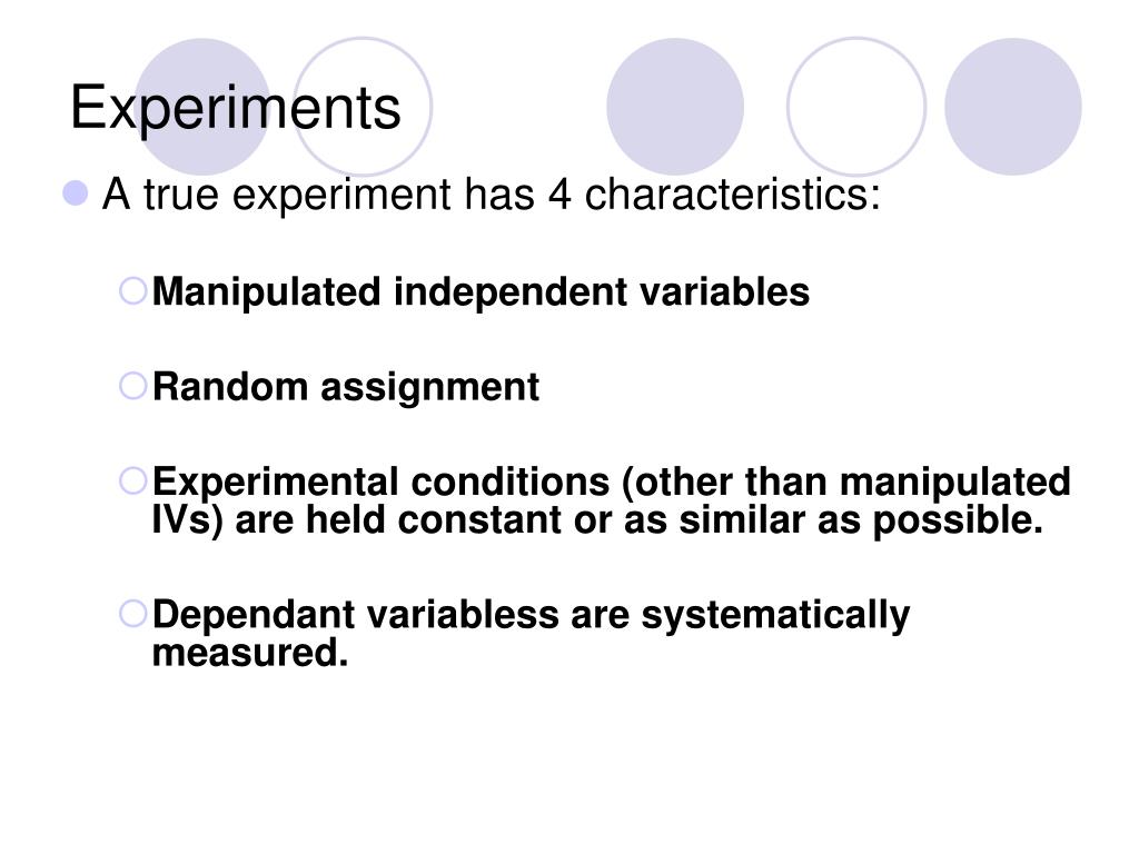 Advantages Of True Experimental Design Advantages Of True Experimental Design