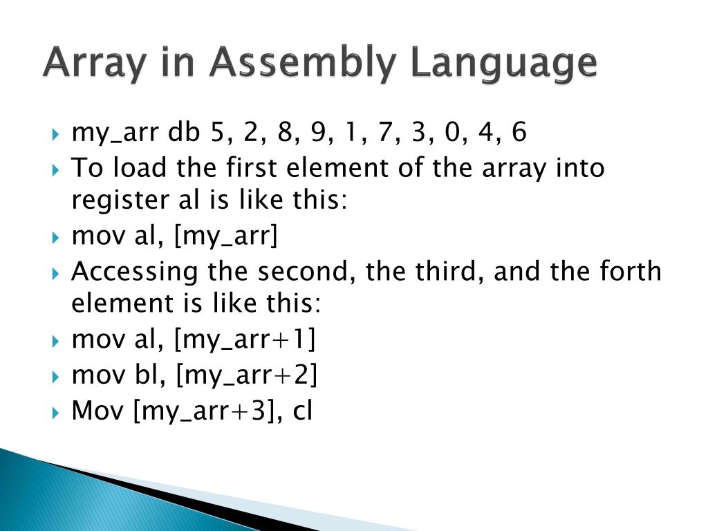 PPT Computer Organization & Assembly Language PowerPoint Presentation