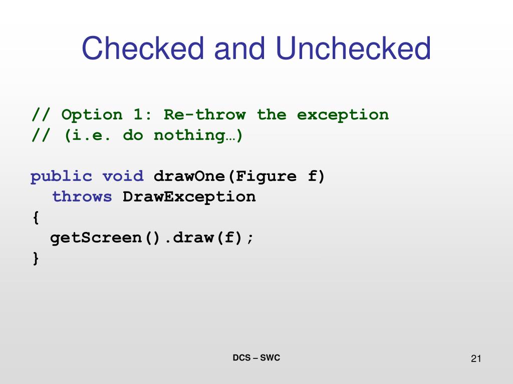 PPT Exceptions Handling the unexpected PowerPoint Presentation, free